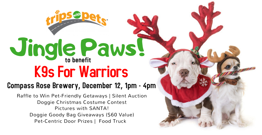 Jingle Paws to Benefit K9s For Warriors